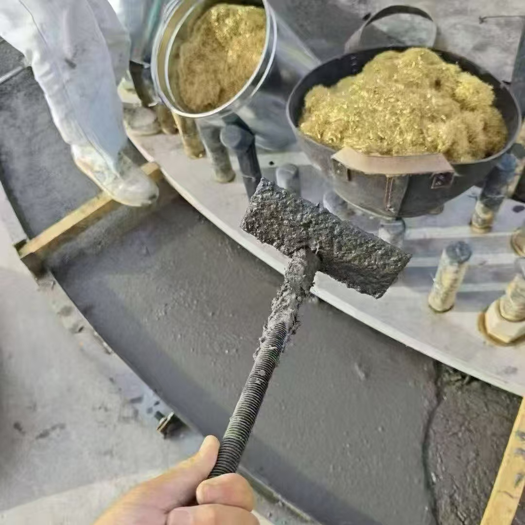 贵池C120钢纤维高强无收灌浆料 轧机压缩机汽轮机发电机锻压设备底座灌浆材料